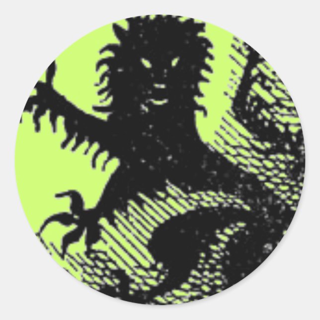 Medieval Shields Sticker Runt Klistermärke (Framsida)