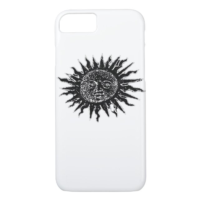 Medieval Sol Engrave - Whimsigoth Aesthetic - Wh Case-Mate iPhone Skal (Baksida)