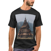 Medieval Stave Church i Norge (1890)