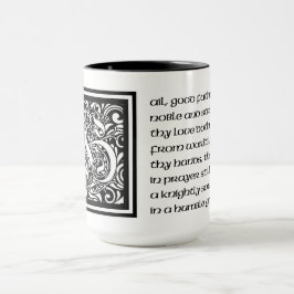 Medieval Stil Dikt för Noble Far Mugg