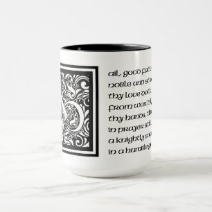 Medieval Stil Dikt för Noble Far Mugg