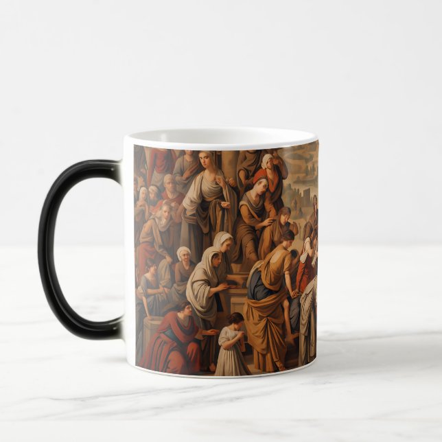 Medieval stil mural Mugg (Vänster)