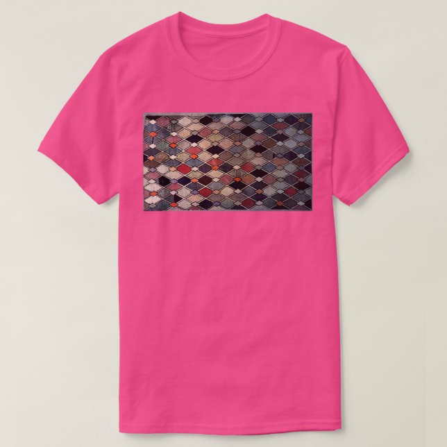 MEDIEVAL STIL STAINED GLASS WINDOW GOTHIC T SHIRT (Design framsida)