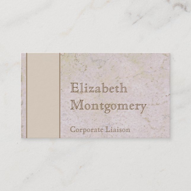 Medieval Stone Modern Professionell Affärskort Visitkort (Framsida)