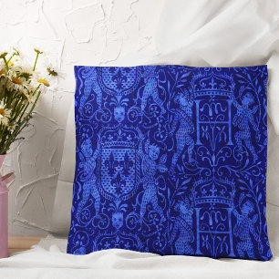 Medieval Tapestry Rik Cobalt Blue Kudde