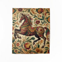 Medieval Tapestry Stil Horse