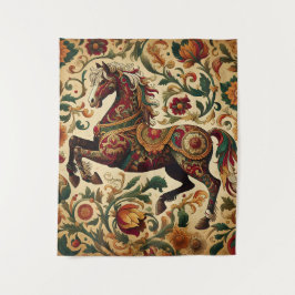 Medieval Tapestry Stil Horse
