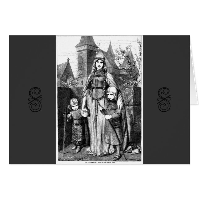 Medieval Times Hälsningskort (Framsidan Horizontal)