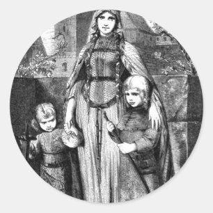 Medieval Times Runt Klistermärke