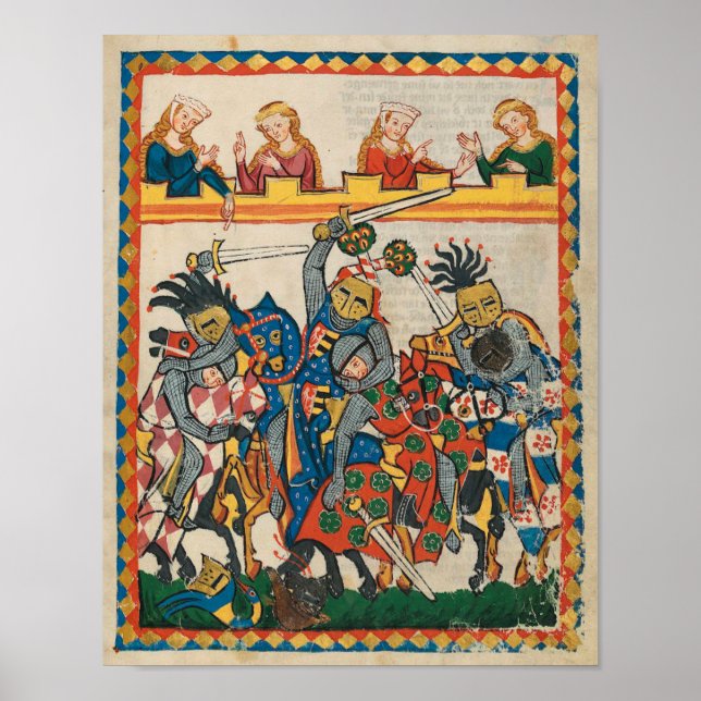 Medieval Tournament, 1400-talet Poster (Framsidan)