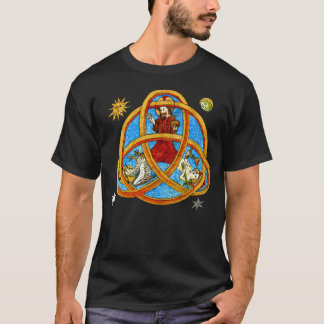 Medieval Trinity Gud, Jesus och Heliga Spirit T Shirt