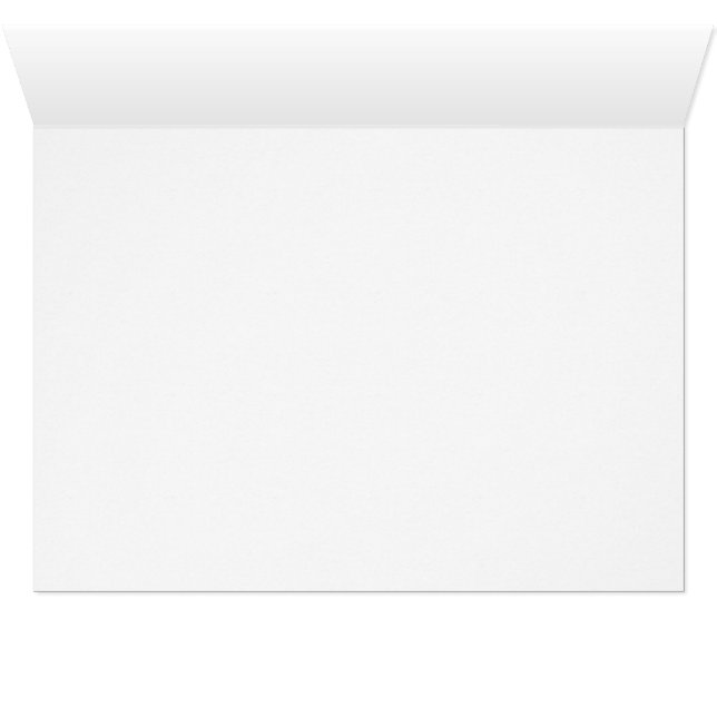 Medieval Unicorn Midnight Blommigt Garden Hälsningskort (Insidan Horizontal (UnderSidan))