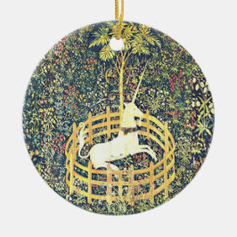 Medieval Unicorn Tapestry - Ornament