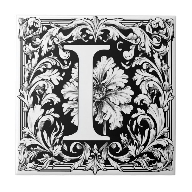 Medieval, upplyst Brev I Kakelplatta (Framsidan)