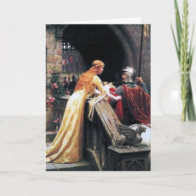 Medieval Valentine Helgkort (Framsida)