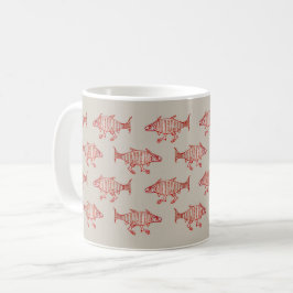 Medieval Walking Fish Coffee Mugg