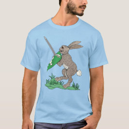 Medieval Warrior Rabbit T Shirt