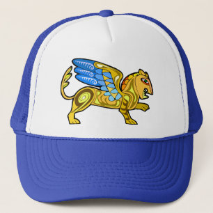 Medieval Winged Lejon Griffin Truckerkeps