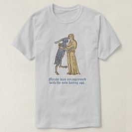 Medieval Woman och Goat T Shirt