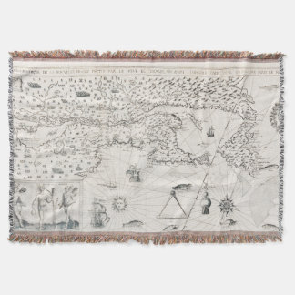 Medieval World map Quebec Nouvelle-Frankrike Ameri Mysfilt