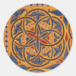 Medievala cirklar runt klistermärke