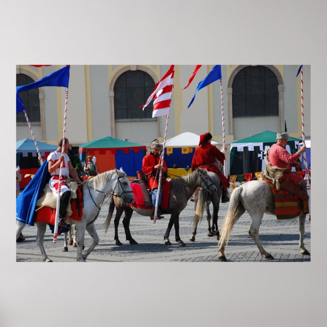 Medievalknivar parad poster (Framsidan)