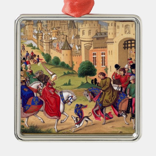 Medievetenskap Julgransprydnad Metall (Framsidan)