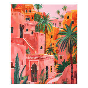 Medina Dreams: Moroccan Oil Art Fototryck