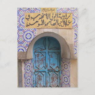 medina fes dörröppning vykort