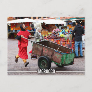 Medina från Marrakech - Marrakech Souk, Marocko Vykort