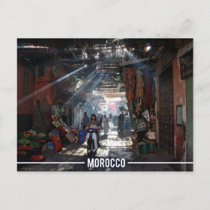 Medina från Marrakech - Marrakech Souks, Marocko Vykort
