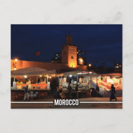 Medina från Marrakech - Marrakech Souks, Marocko Vykort