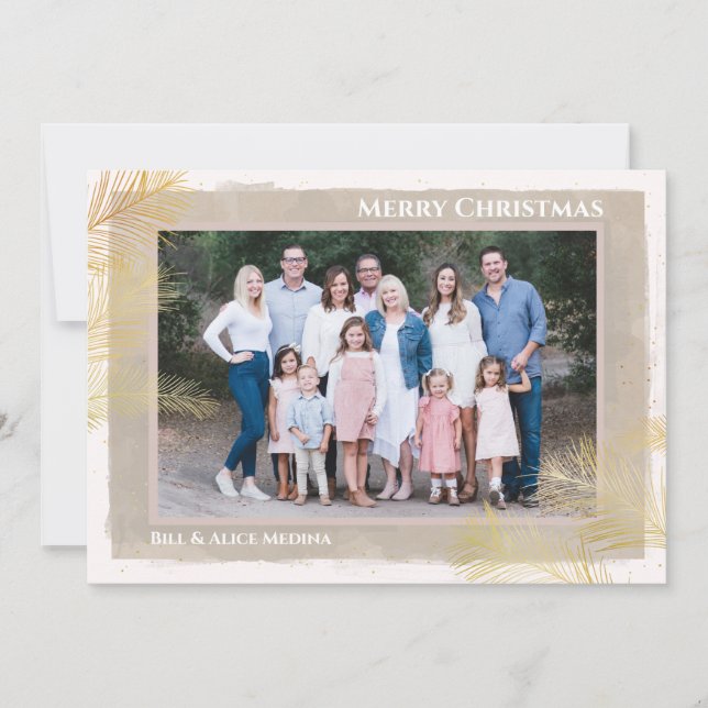 Medina - Guld Gräs Julkort (Framsida)