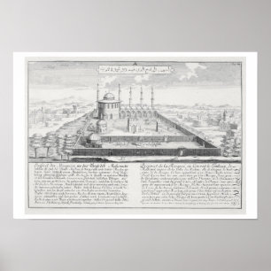 Medina-moskén, från Entwurf einer historischen Poster