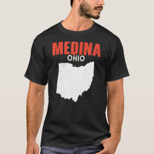MEDINA Ohio USA State America Travel Ohioan T Shirt