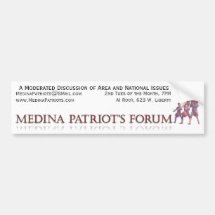 Medina patriot fora bildekal