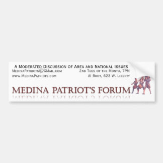 Medina patriot fora bildekal