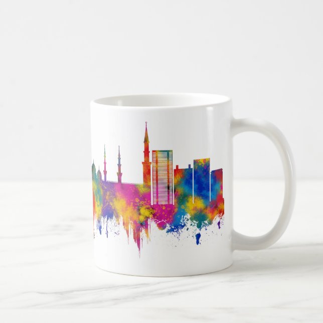 Medina Saudiarabien Skyline Kaffemugg (Höger)