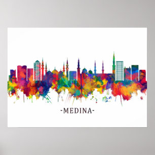 Medina Saudiarabien Skyline Poster