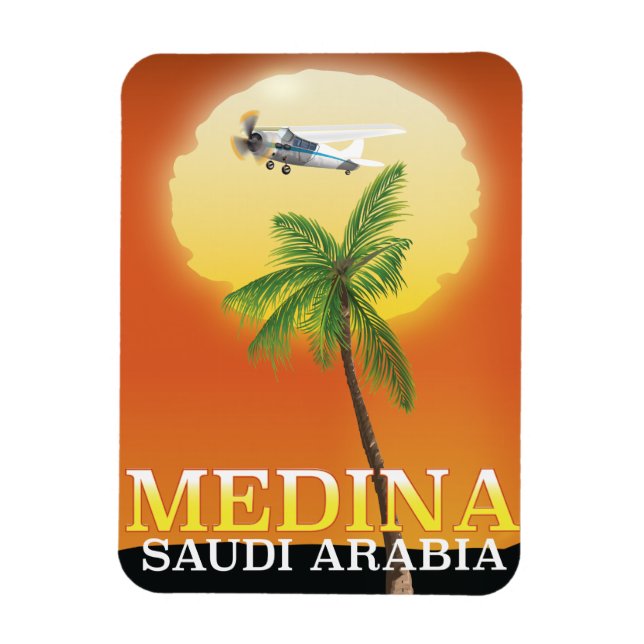 Medina Saudiarabiens reseaffisch Magnet (Vertikal)