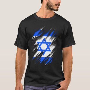 Medinat Jisra'el Israel Flagga T Shirt