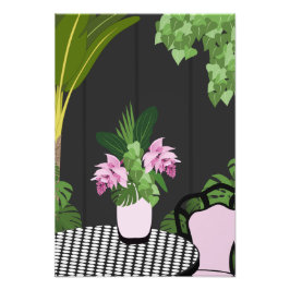 Medinilla Bord Centerbit Garden Courtyard Fototryck