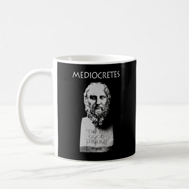 Mediocretes (Mediokres filosof) Kaffemugg (Vänster)