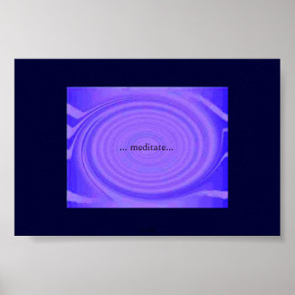 ... meditat ... poster