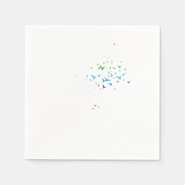 Meditate Chakra Yoga Yogi Namaste Pilates Om Gift Pappersservett (Framsidan)