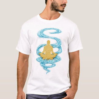 Meditate Ocean Sand Mindfulness T Shirt