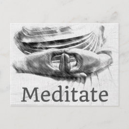 Meditate Vykort