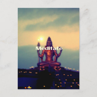 Meditate Vykort