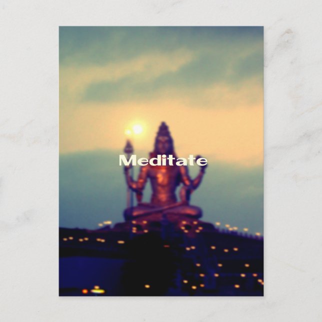 Meditate Vykort (Framsida)