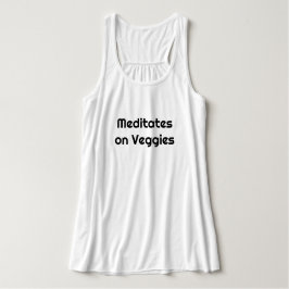 Meditates på Veggies-Tanktopet Linne Med Racerback
